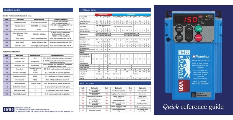 i-MO Jaguar VXR3A-1 User manual