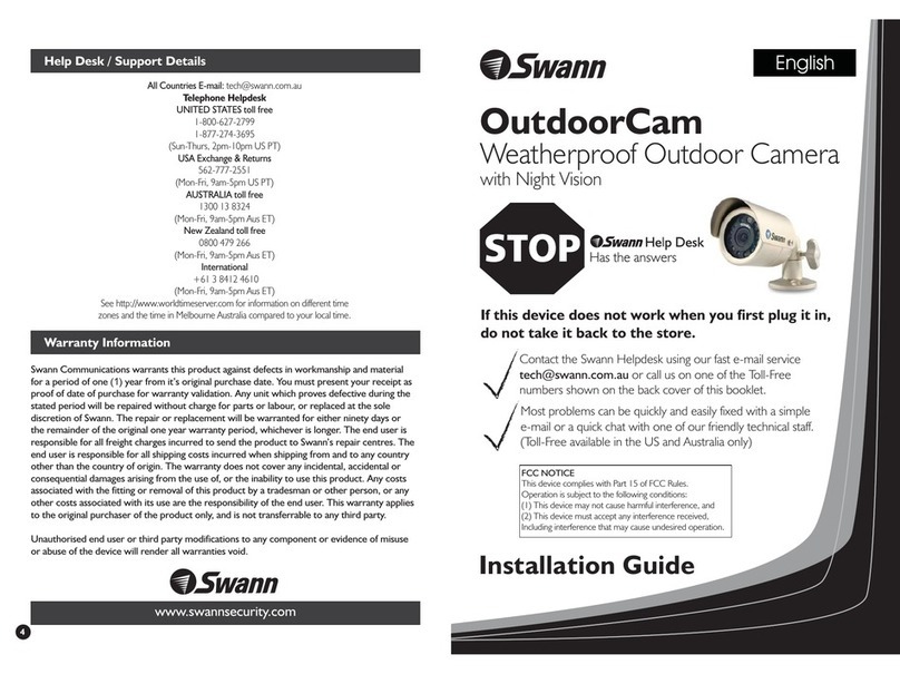 Swann SW214-ODC installation guide