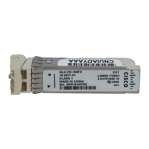 Cisco GLC-FE-100FX Maintenance and troubleshooting