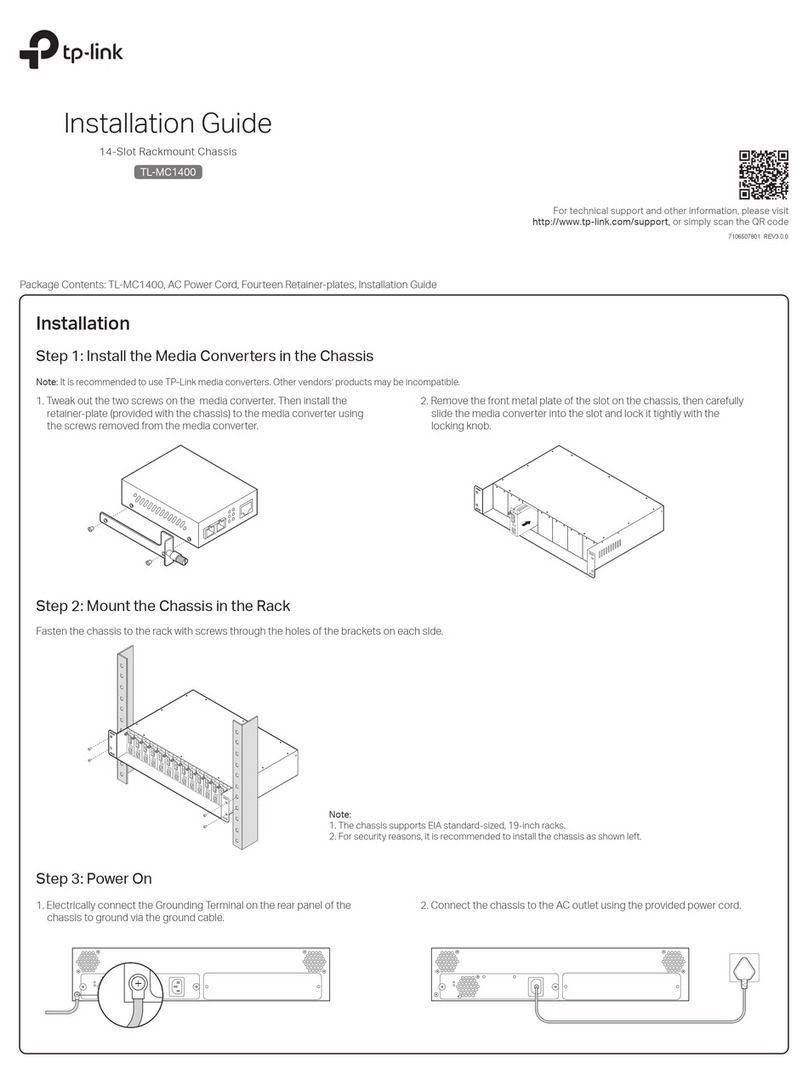 TP-Link TL-MC1400 User manual