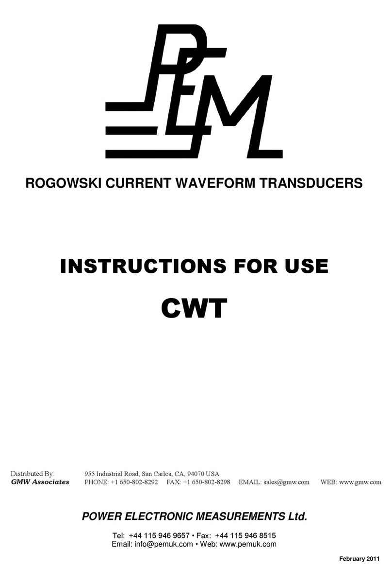 PEM CWT Instructions for use