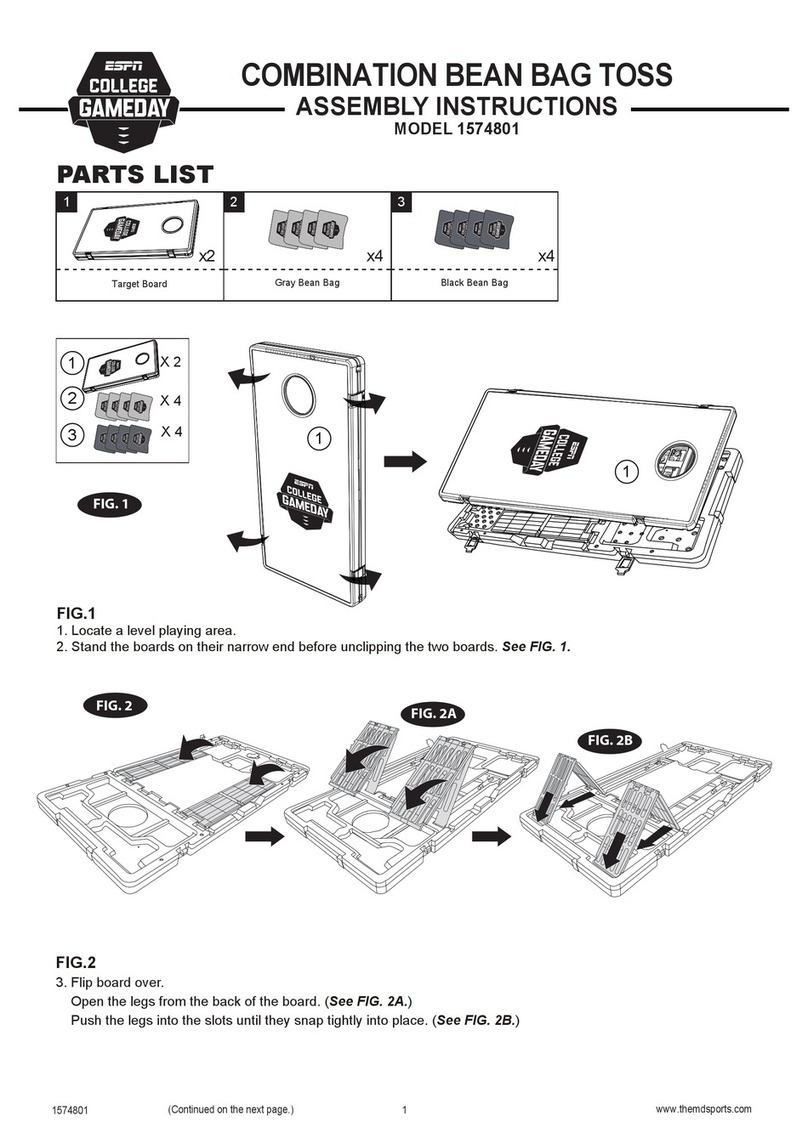 ESPN College Gameday 1574801 Assembly instructions