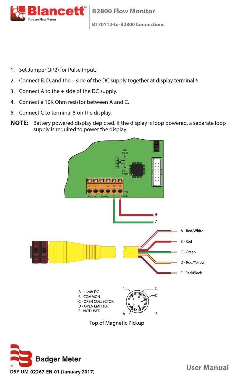 Blancett B2800 Standard User manual