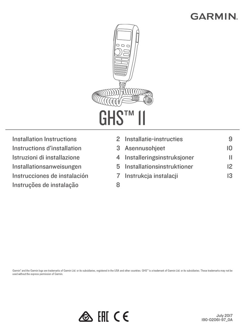 Garmin GHS 11 User manual