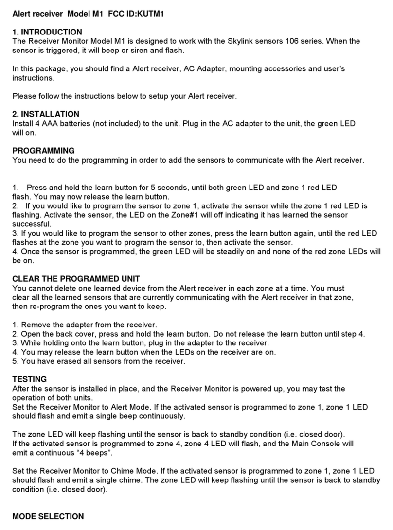 SkyLink M1 manual