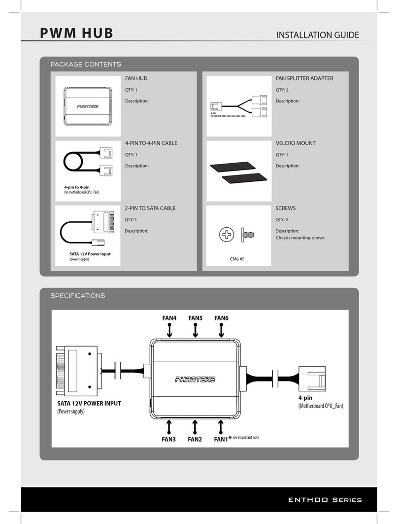 Phanteks PH-PWHUB installation guide