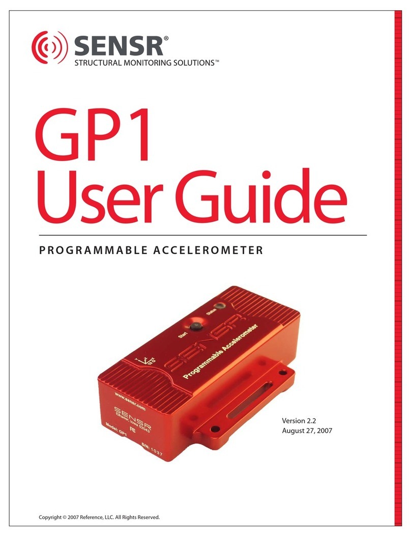 Sensr GP1 user guide