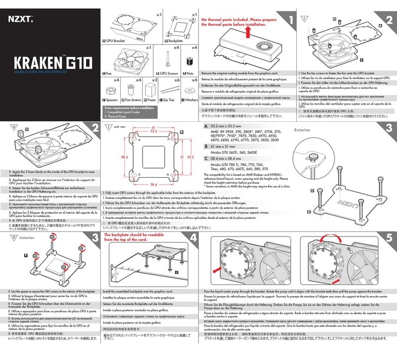 NZXT Kraken G10 manual