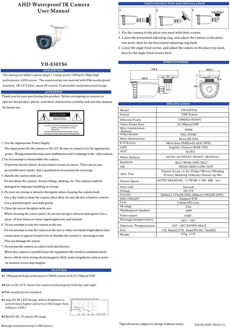ETAS YH-830TS6 User manual