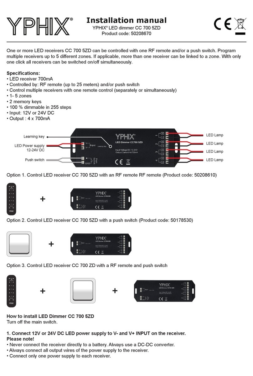 YPHIX 50208670 installation manual