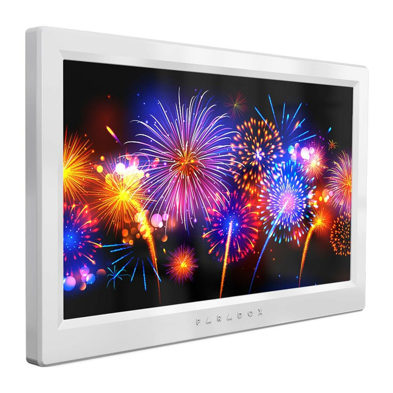 Paradox TM50 Touch User manual