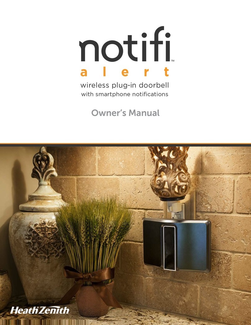 Heath Zenith Notif User manual Heath Zenith Notif User manual