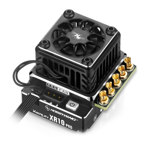 Hobby-Wing Xerun XR10 Pro user manual