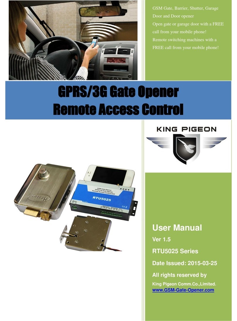King Pigeon RTU5025W user manual