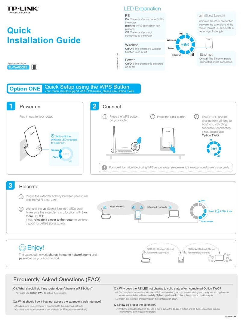TP-Link TL-WA850RE User manual