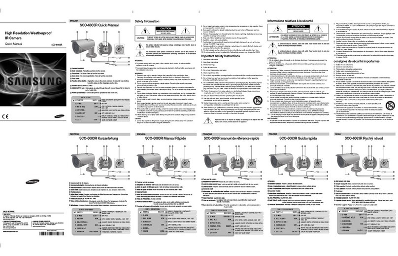 Samsung SCO-6083R Installation guide