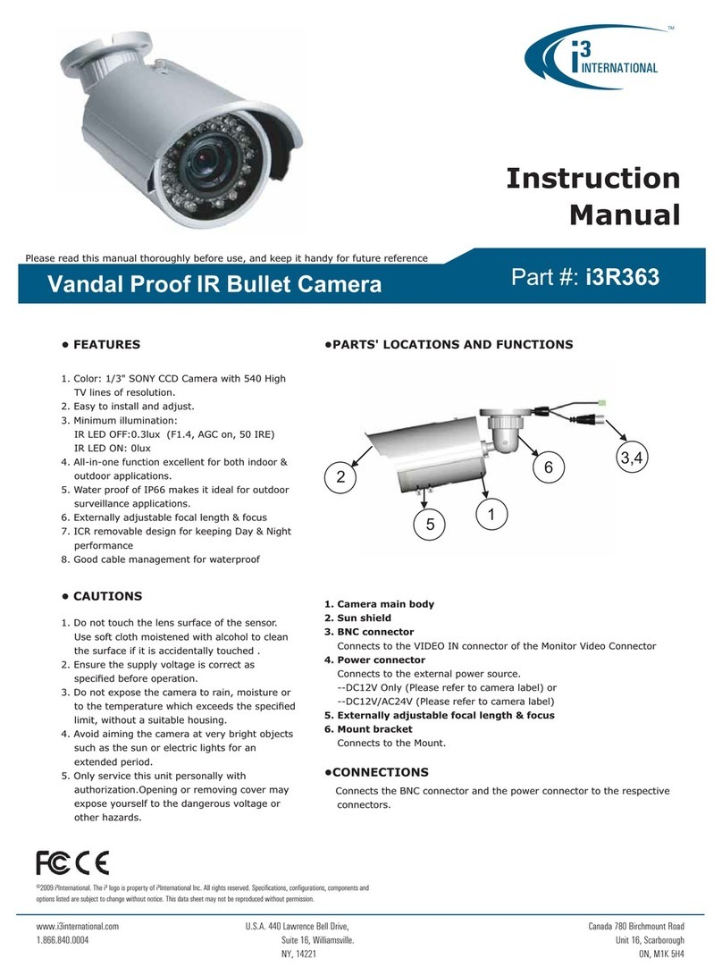 i3 International i3R363 User manual