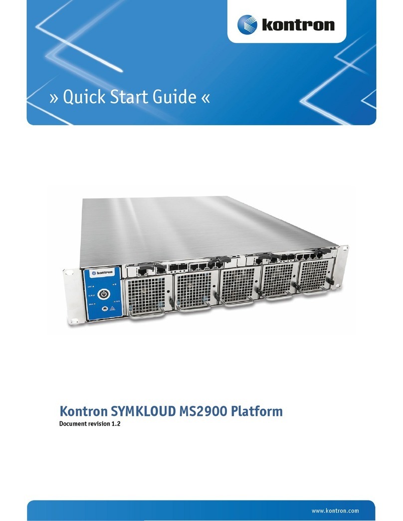 Kontron SYMKLOUD MS2900 quick start guide