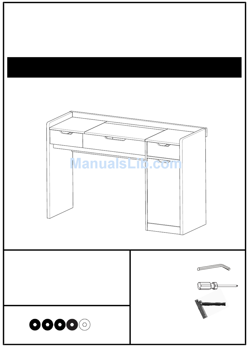 Furniture of America YNJ-1507 Assembly instructions