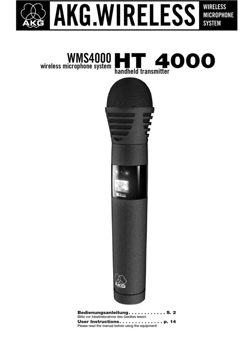 AKG WMS 4000 User manual