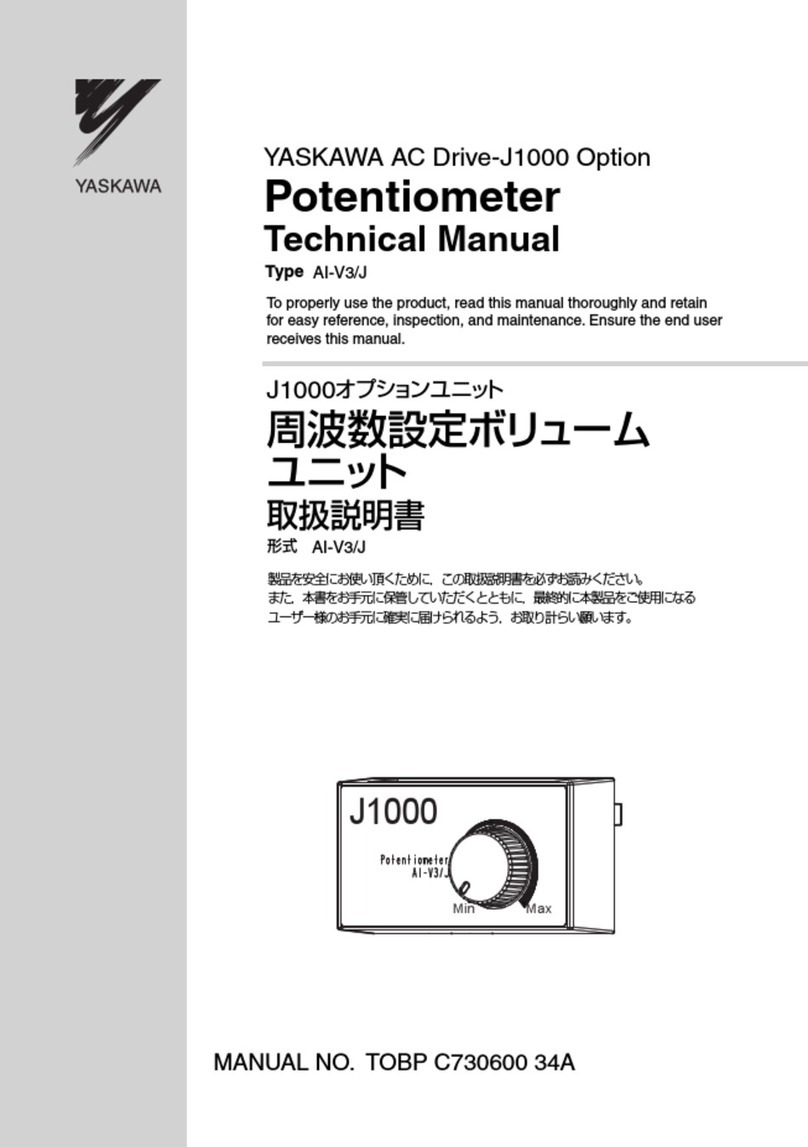 YASKAWA J1000 CIMR-JC series Technical manual