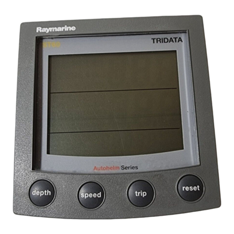 Raymarine ST60 Tridata Owner's handbook