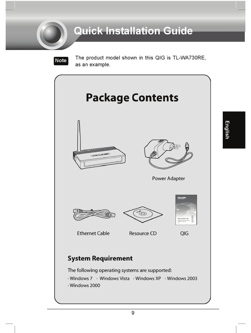 TP-Link TL-WA730RE User manual