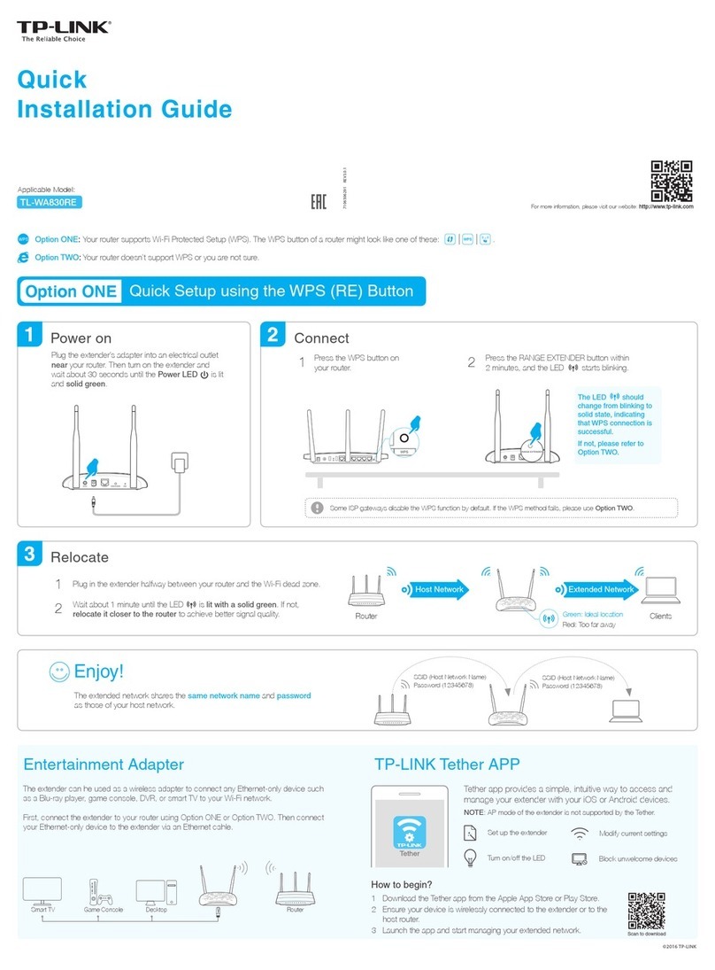 TP-Link TL-WA830RE User manual