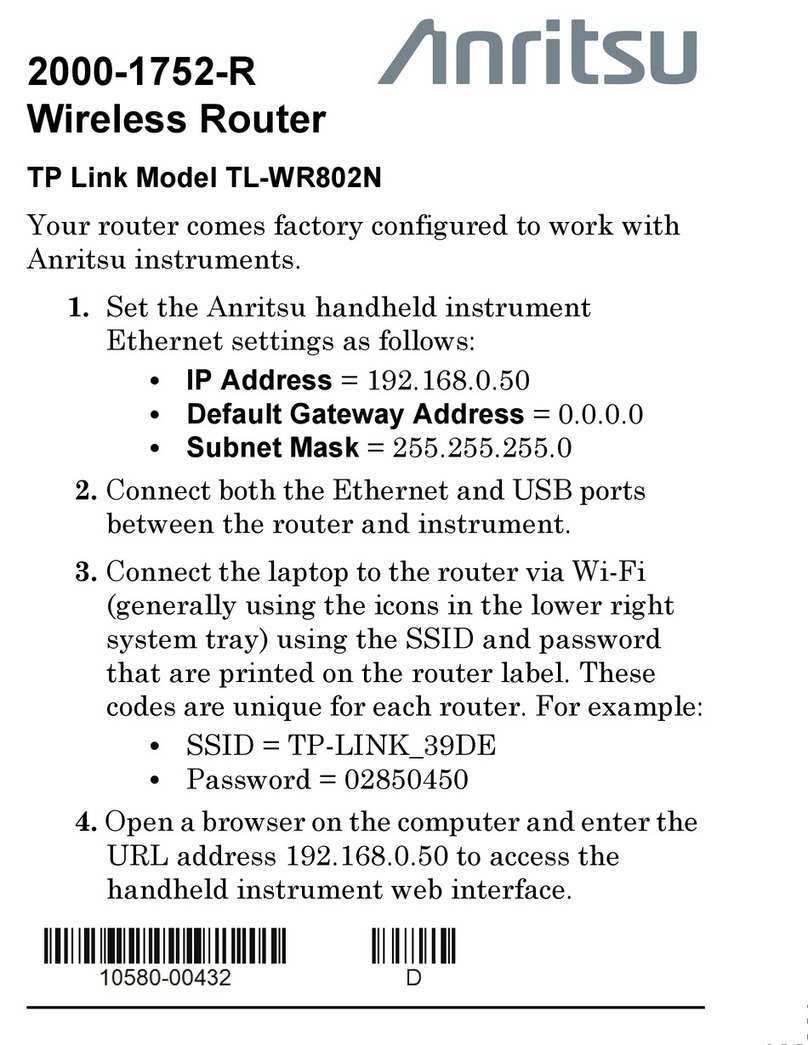 TP-Link TL-WR802N User manual