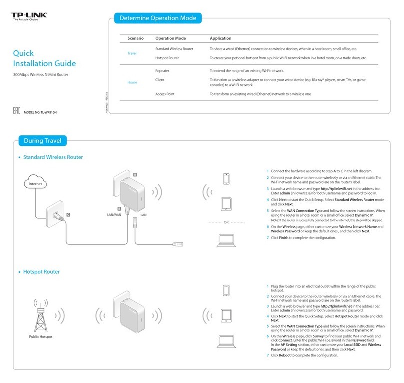 TP-Link TL-WR810N User manual