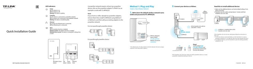 TP-Link TL-WPA4220 TKIT Quick installation guide
