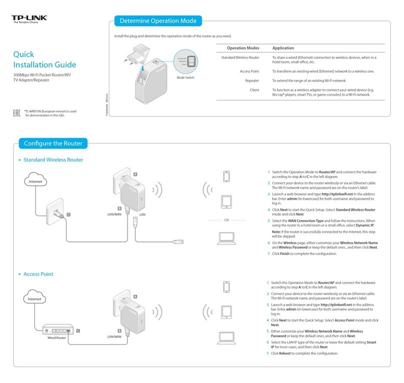 TP-Link TL-WR810N User manual TP-Link TL-WR810N User manual