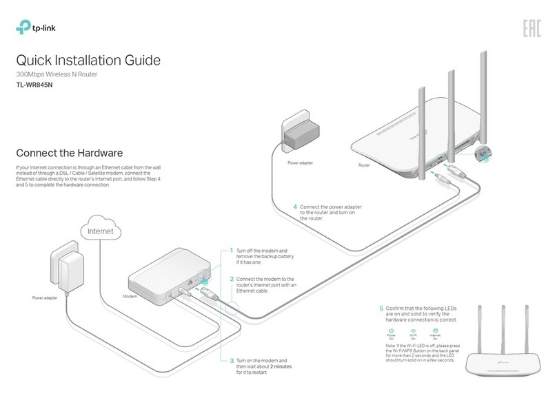 TP-Link tl-wr845n User manual