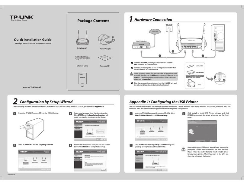 TP-Link TL-WR842ND User manual