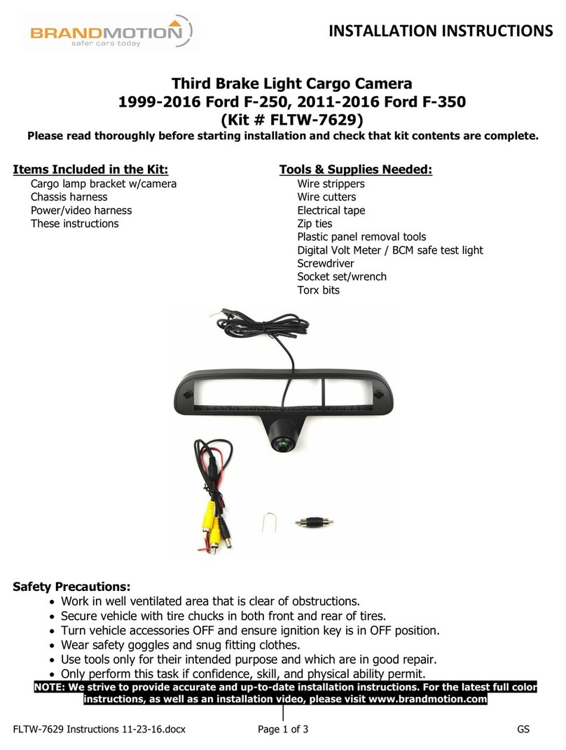 BrandMotion FLTW-7629 Installation instructions and instructions for use