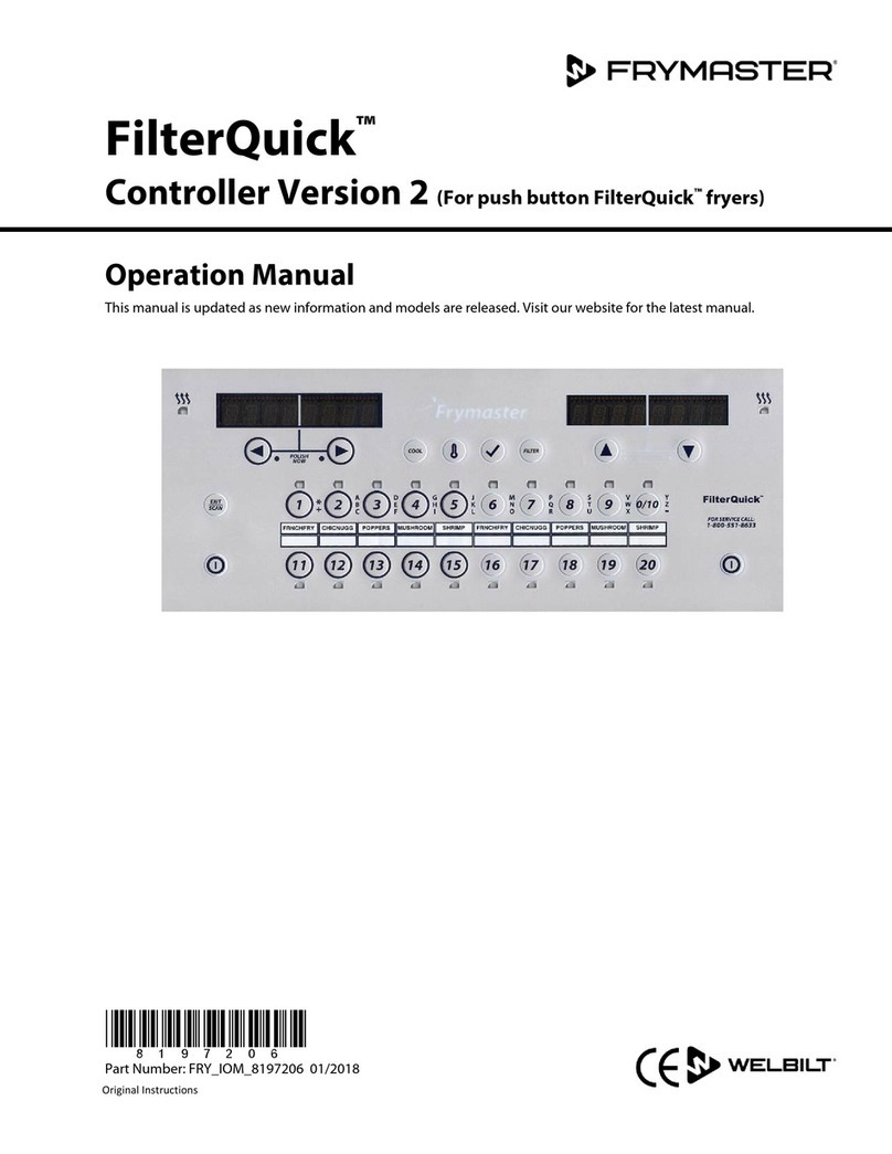 Frymaster FilterQuick Version 2 Operation manual Frymaster FilterQuick Version 2 Operation manual