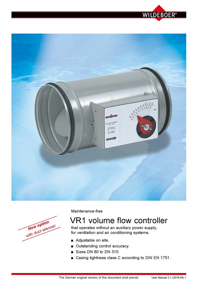 Wildeboer VR1 user manual
