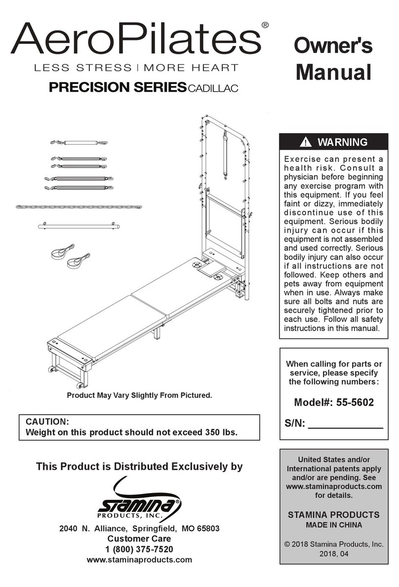 AeroPilates 55-5602 owner's manual