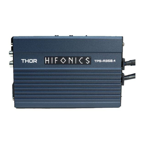 Hifonics TPS-A500.2 Quick start installation guide