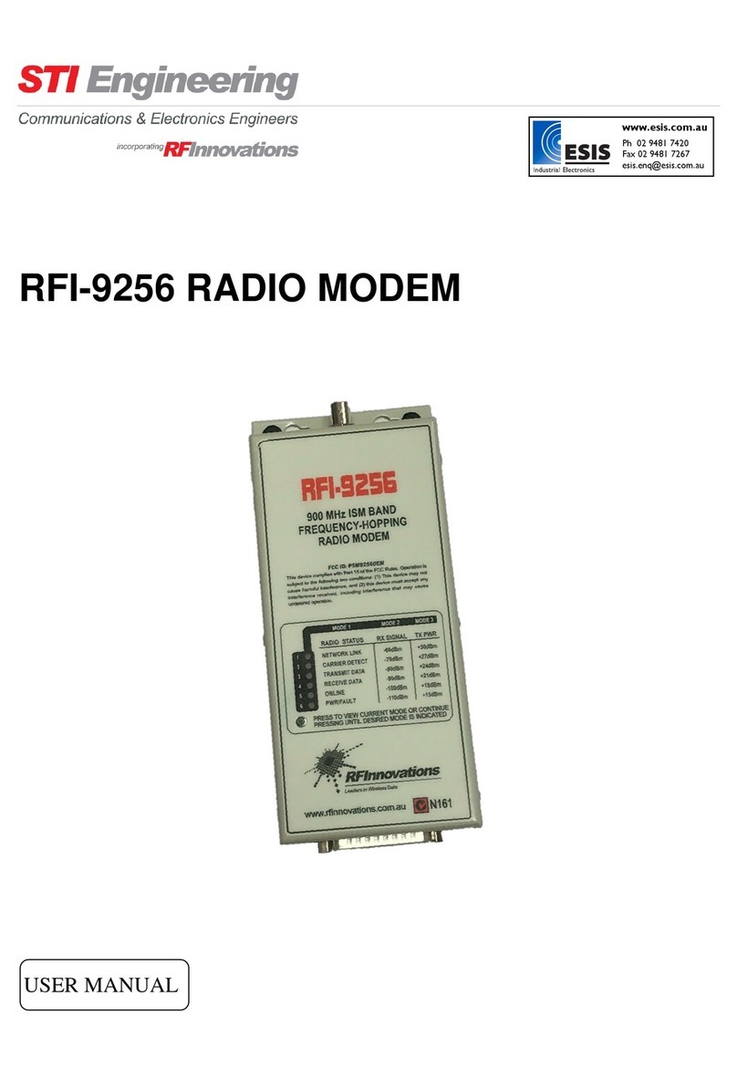 STI Engineering rfi-9256 User manual