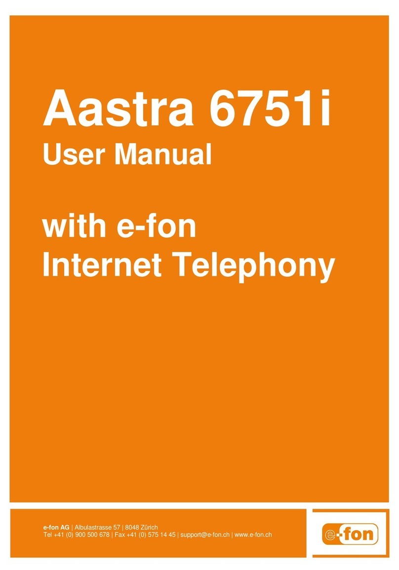 Mitel Aastra 6751i User manual