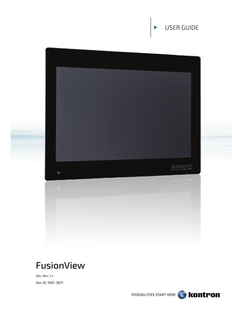 Kontron FusionView FV 156 User manual