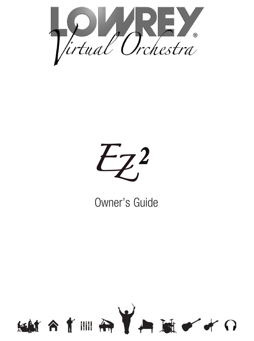 Lowrey Virtual Orchestra EZ2 owner's guide