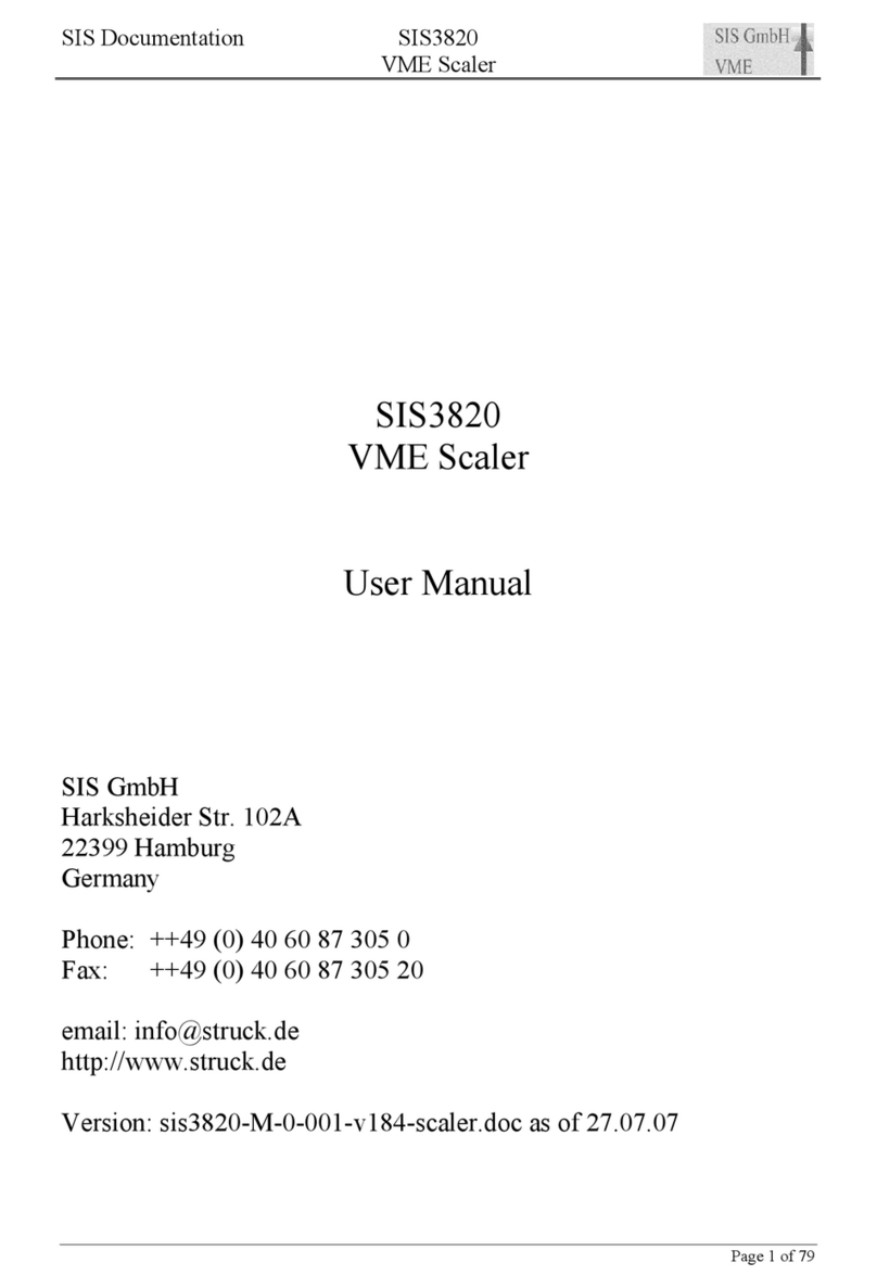 Struck SIS3820 user manual
