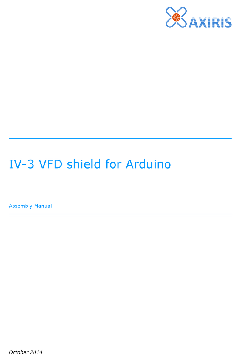 Axiris Arduino Assembly manual