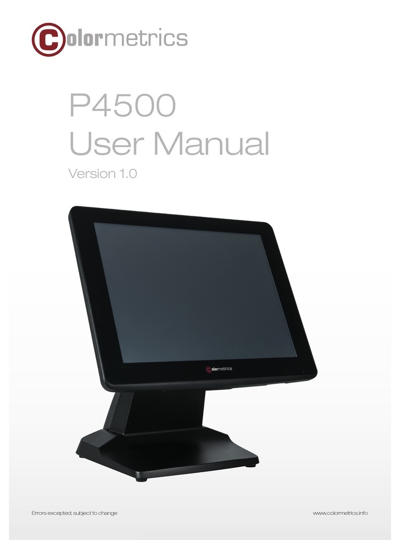 Colormetrics P4500 user manual