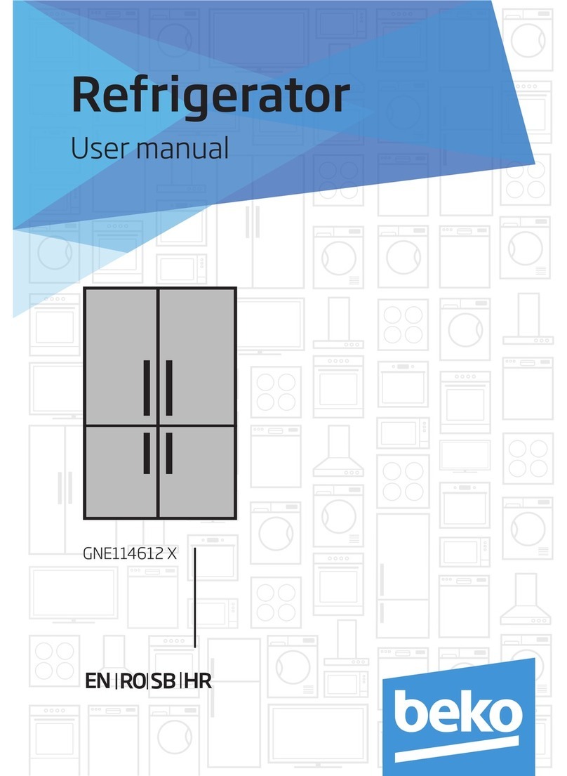Beko GNE114612 X user manual