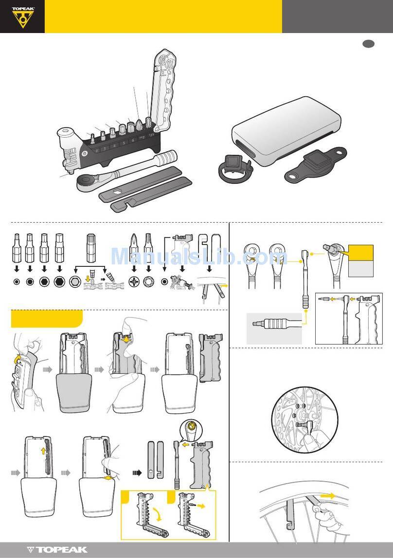 Topeak Ratchet Rocket TT2520 User manual