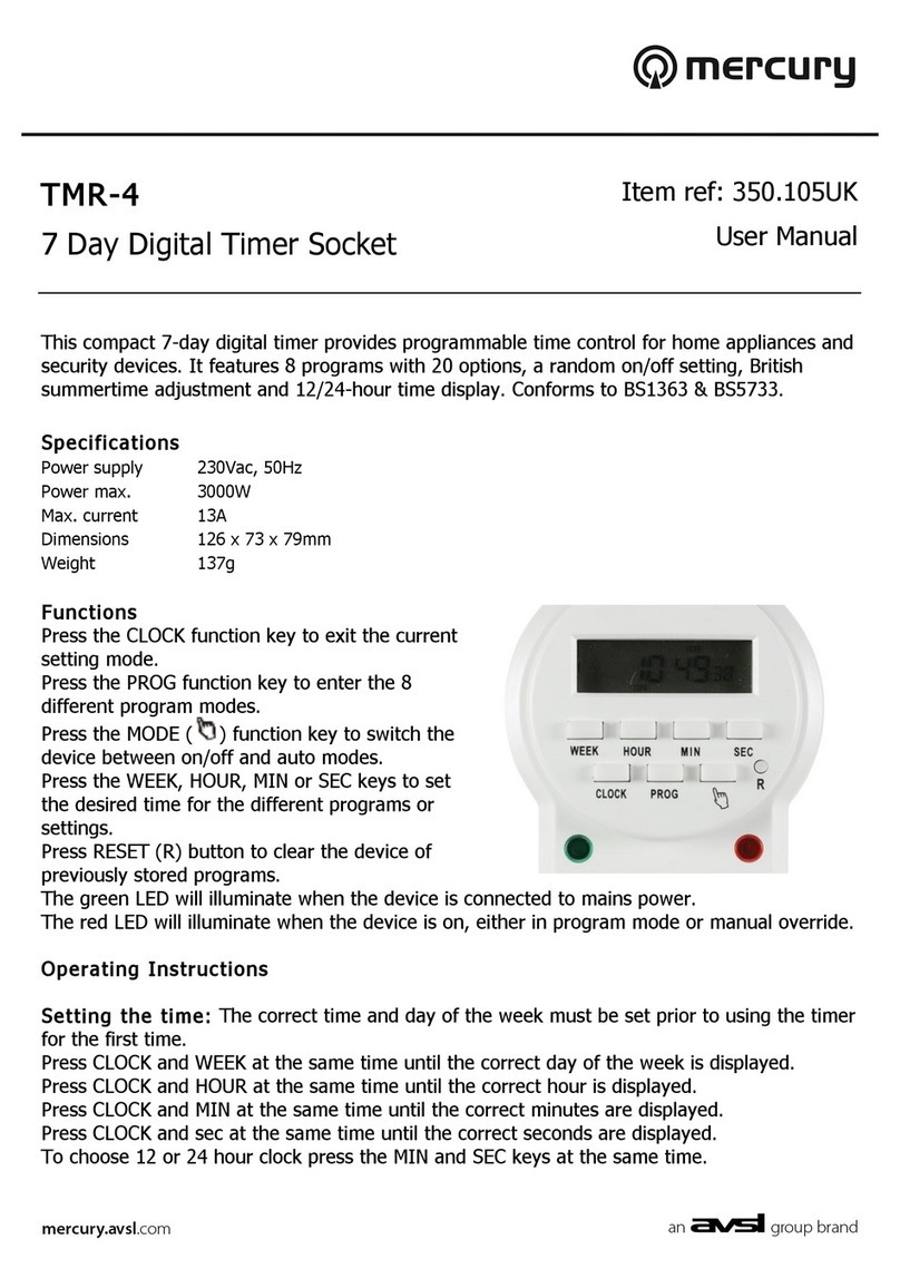 Mercury TMR-4 user manual