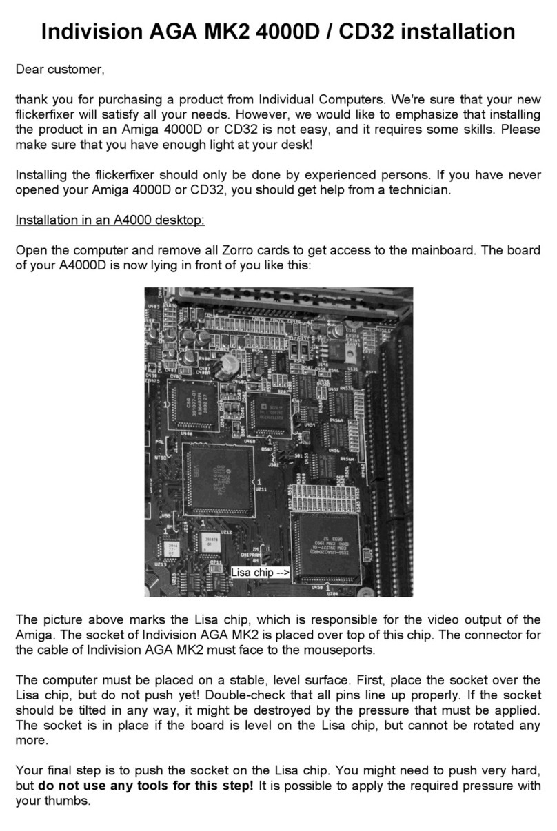 Individual Computers Indivision AGA MK2 4000D/CD32 Installation